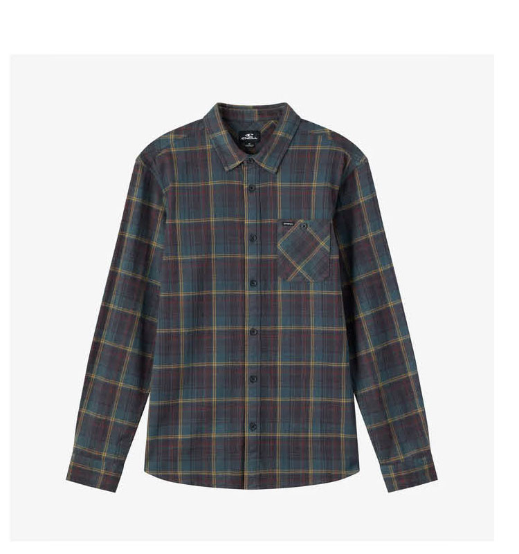REDMOND PLAID FLANNEL STANDARD FIT LONG SLEEVE SHIRT