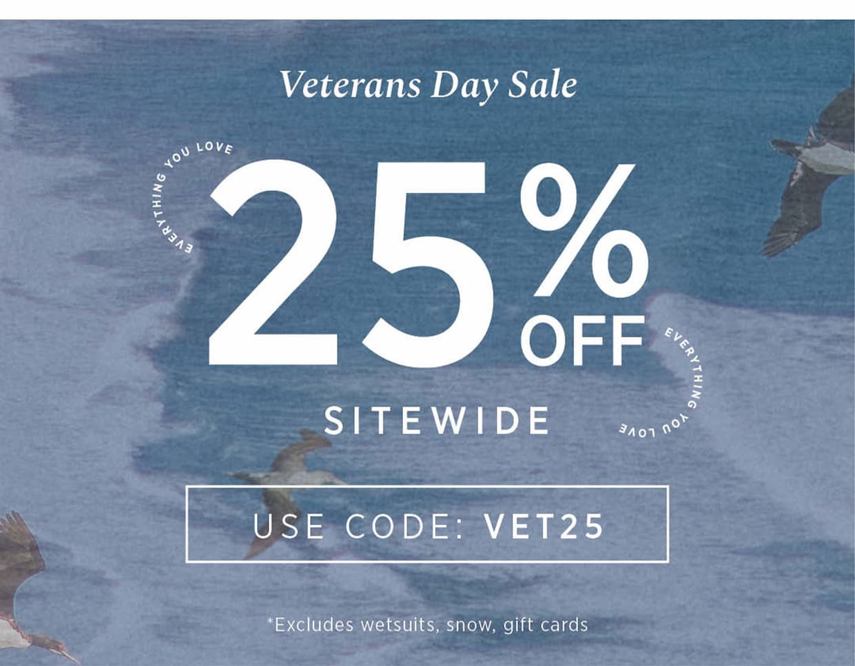 Veterans Day Sale
