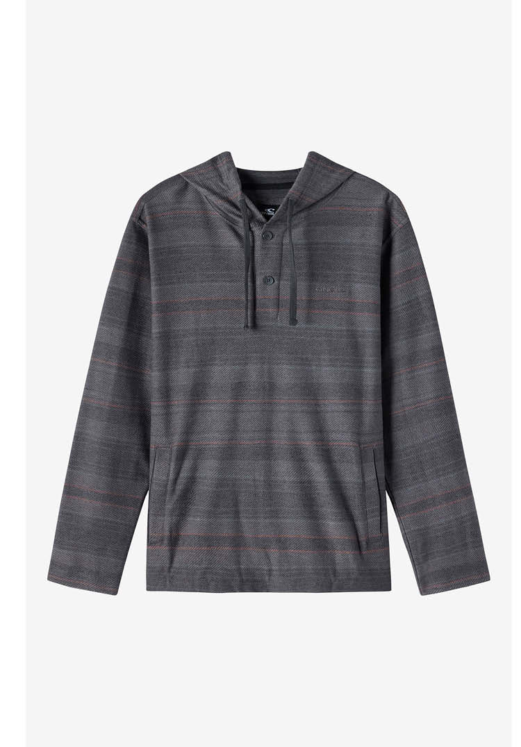Bavaro Stripe Poncho Pullover Fleece