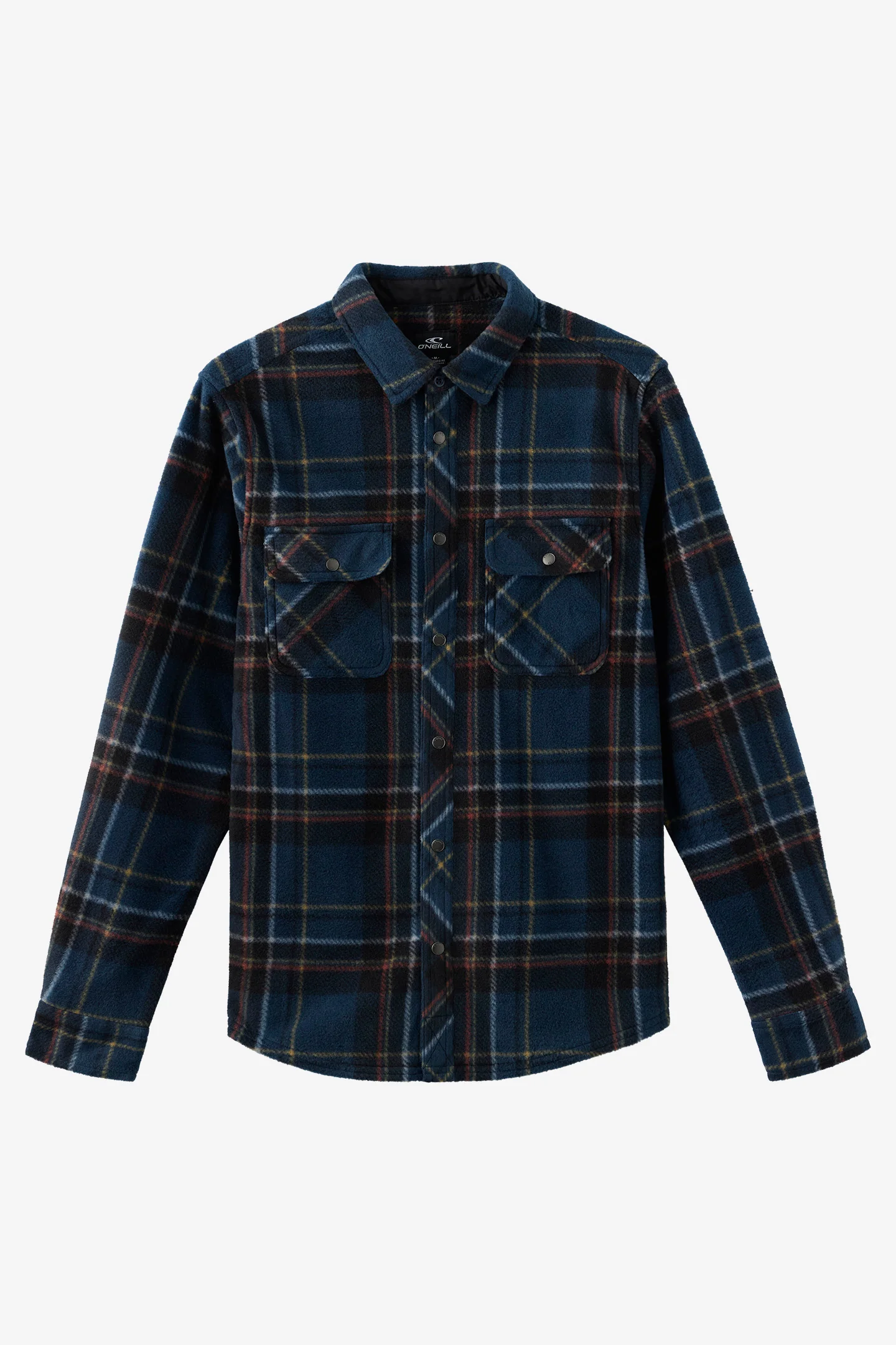 Image of Glacier Plaid Superfleece Standard Fit Long Sleeve Shirt