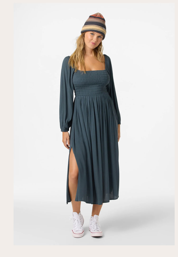 Shop Gracyn Solid Midi Dress