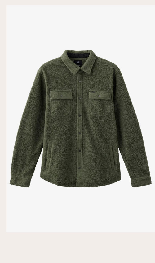 Shop Glacier High Pile Superfleece Standard Fit Overshirt