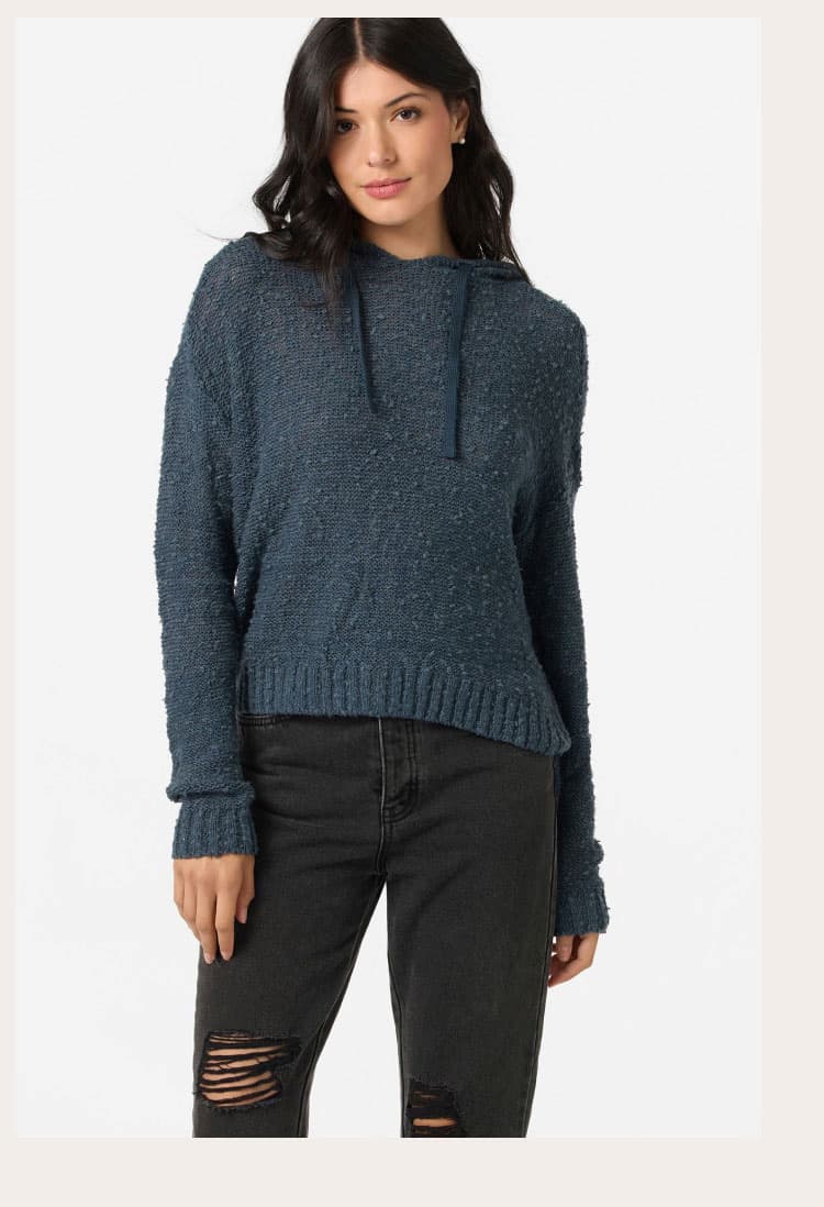 Jayne Solid Long Sleeve Sweater