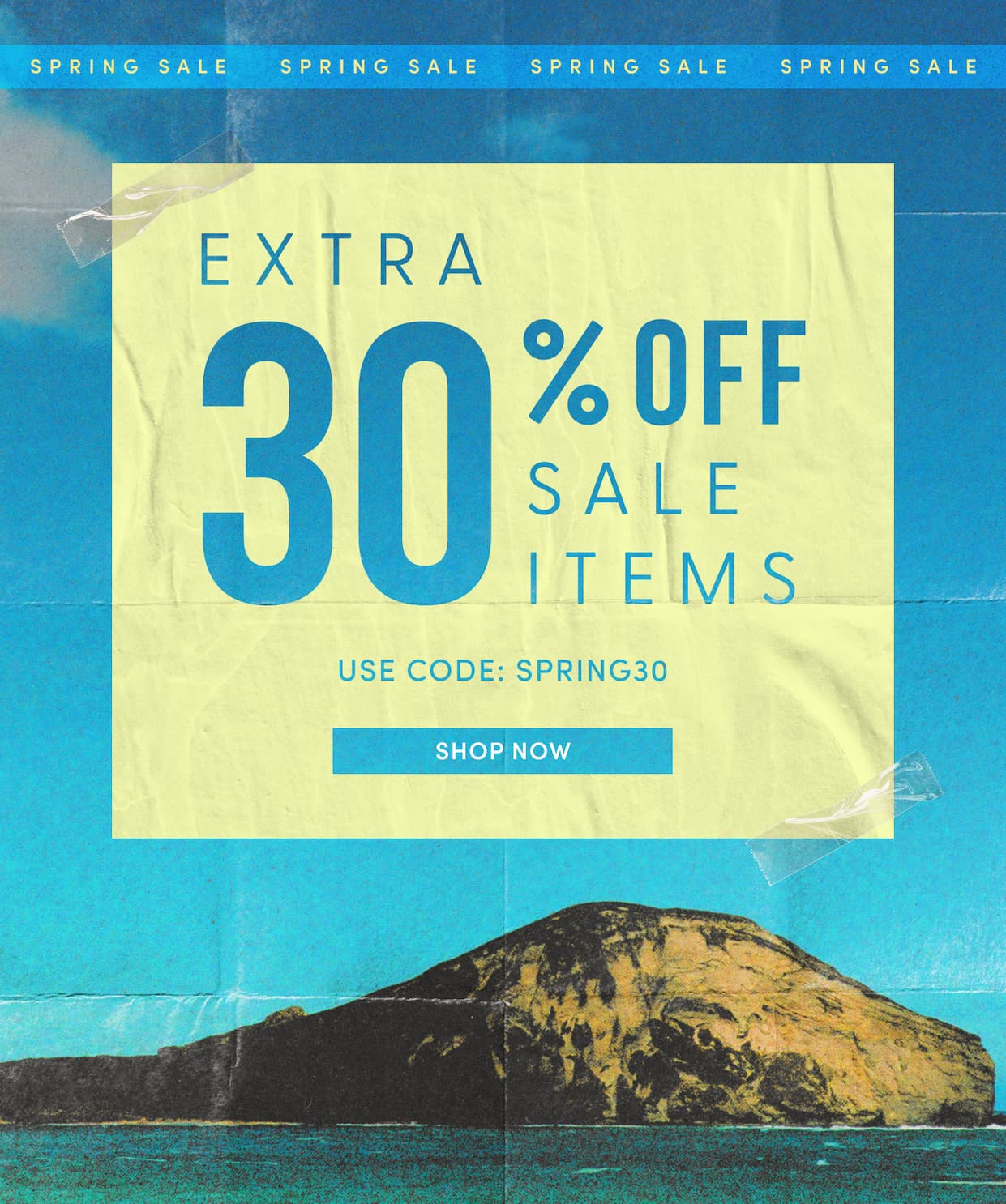 Extra 30% Off Sale Items