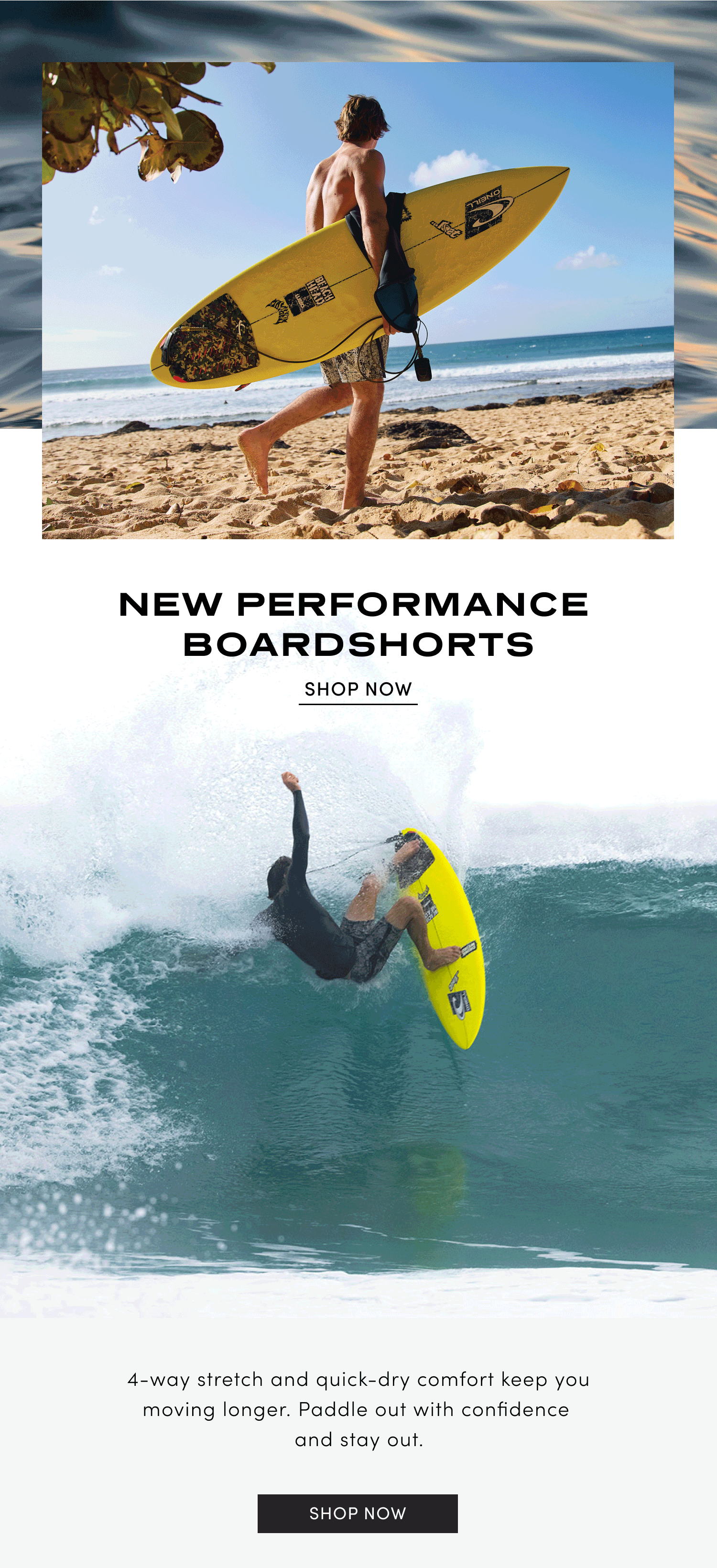 New Performance Boardshorts - Shop Now