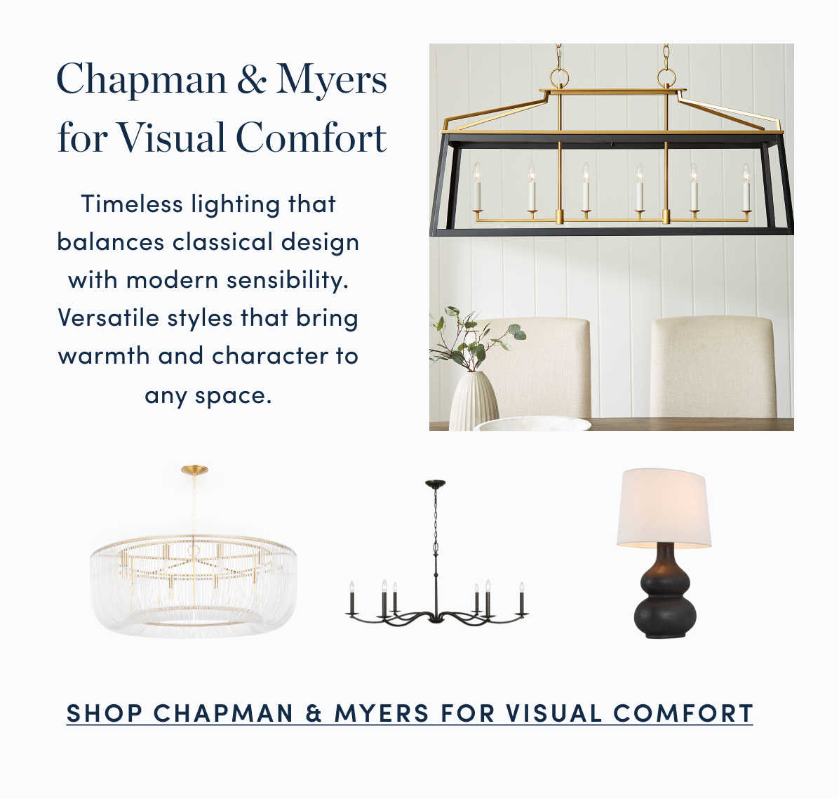 Shop Chapman & Myers for Visual Comfort