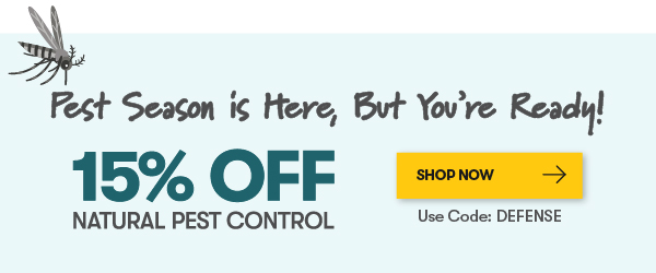 15% OFF Natural Pest Control