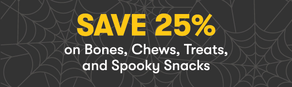 25% OFF Bones, Chews & Treats