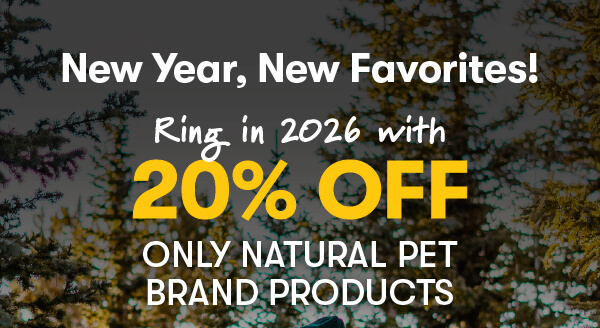 20% OFF the Only Natural Pet Brand