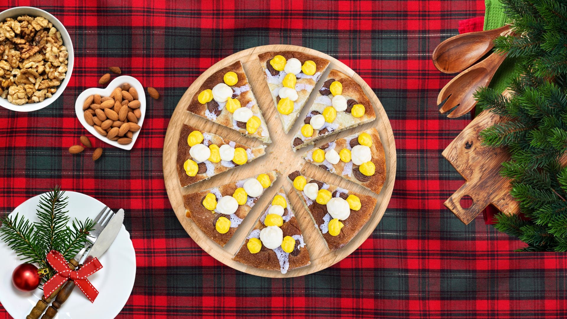 Panettone Dessert Pizza