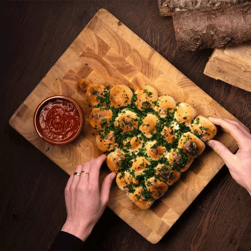 Stuffed Dough Ball Christmas Tree