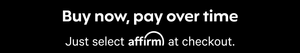 Buy now, pay over time!
