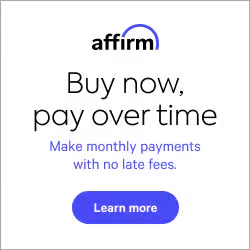 Buy now pay over time with Affirm