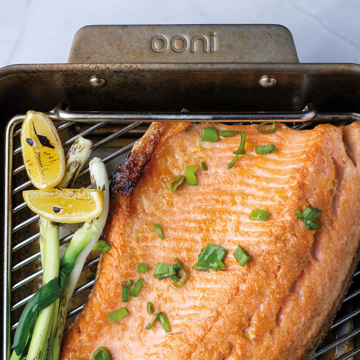 Salmon in Ooni Roasting Pan