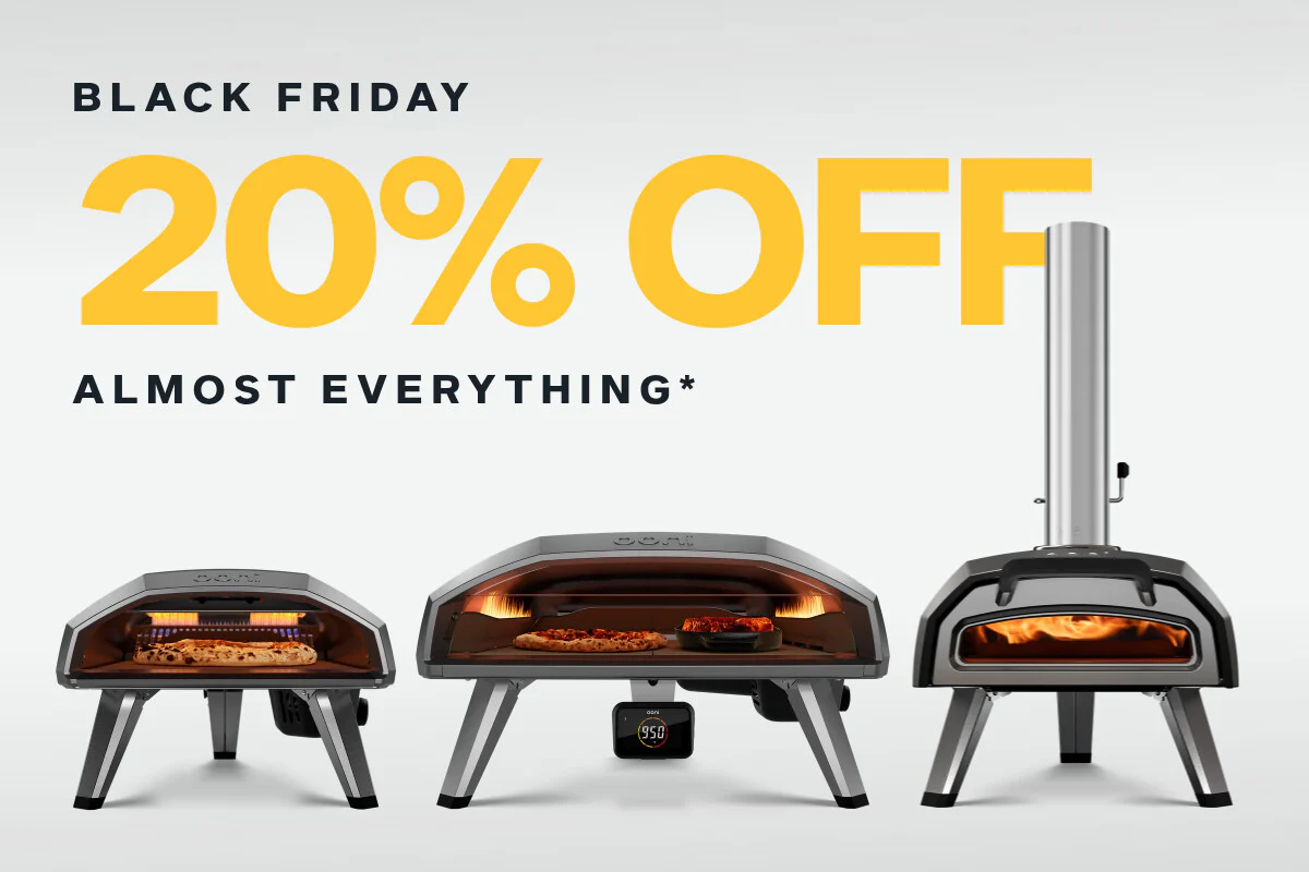 Get 20% off almost everything in Ooni's Black Friday sale.