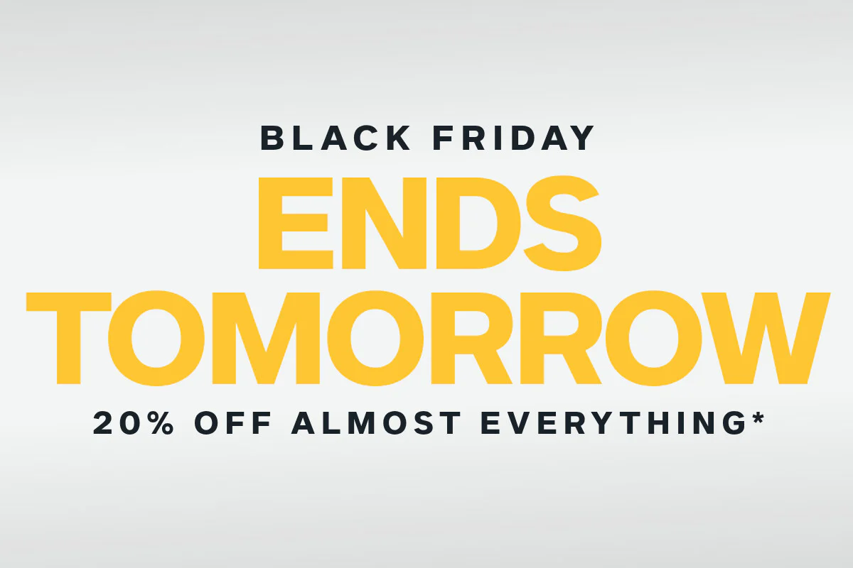 Get 20% off almost everything this Cyber Monday
