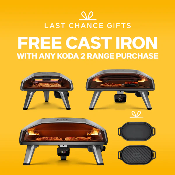 Free Cast Iron with any Koda 2 Range purchase
