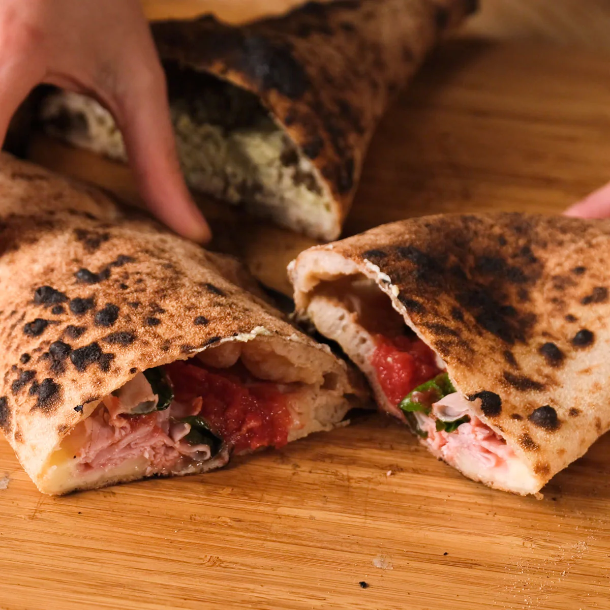 Stuffed Calzones Two Ways