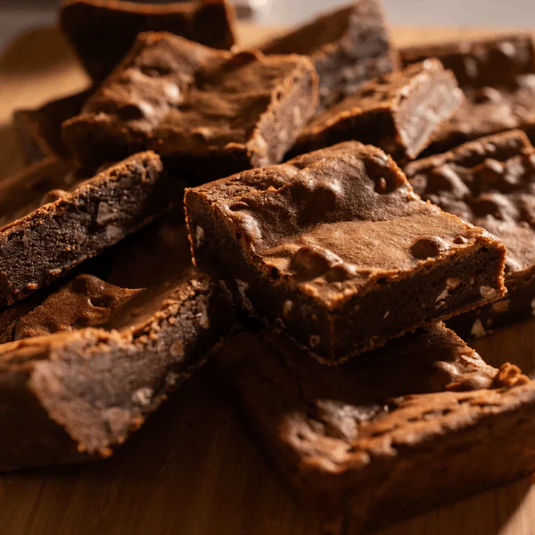 Fudgy brownies made in Ooni Halo Pro