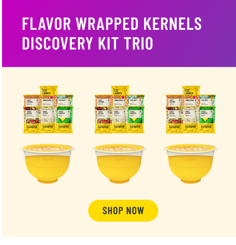 Flavor wrapped kernels discovery collection trio