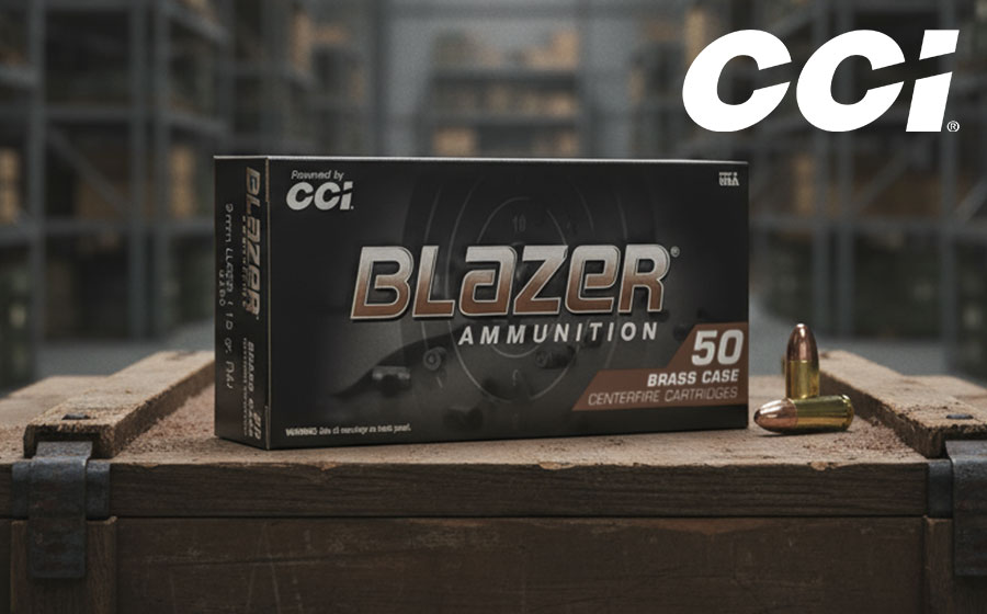 CCI Ammunition Blazer 9mm Luger 115 Gr FMJ, 50 Rounds