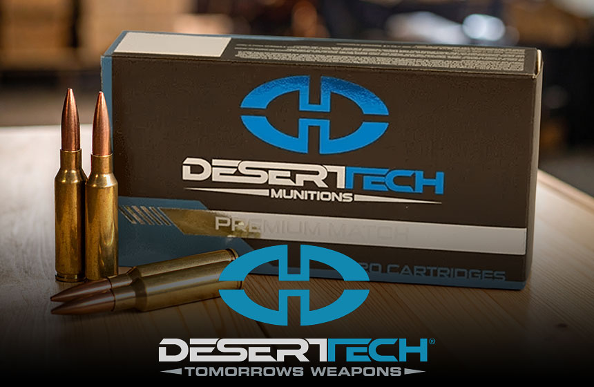 Desert Tech Premium Match 6.5mm Creedmoor 140 Gr OTM-BT, 20 Rounds