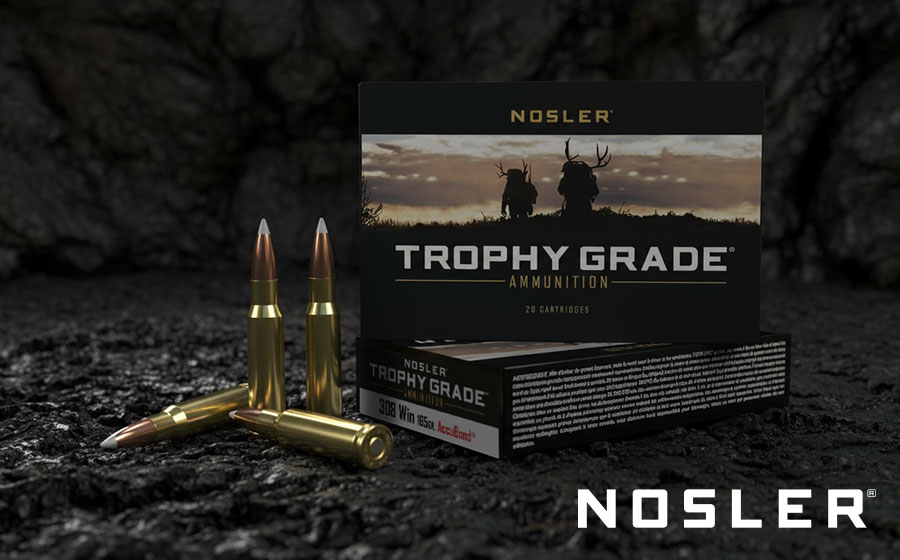 Nosler Trophy Grade .308 Winchester 165 Gr SBT, 20 Rounds