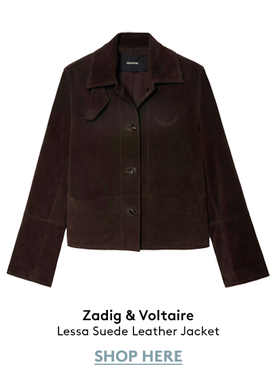 Lessa Suede Leather Jacket