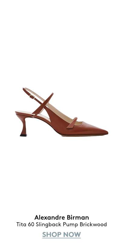 Alexandre Birman Tita 60 Slingback Pump Brickwood