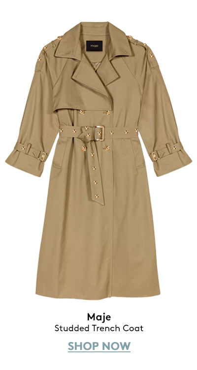 Studded Trench Coat