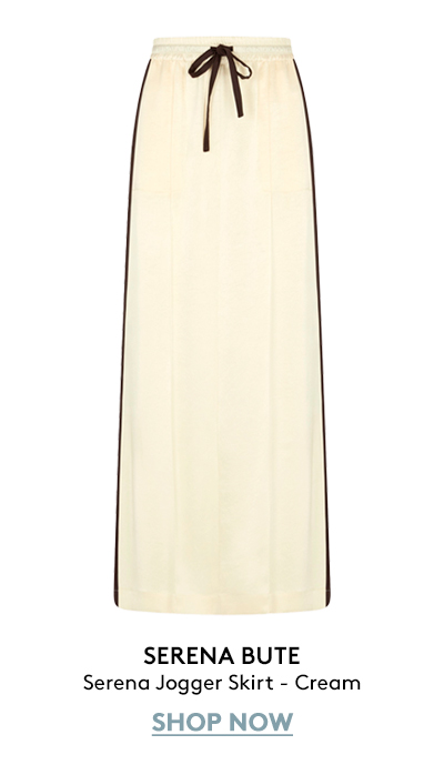 Serena Jogger Skirt - Cream