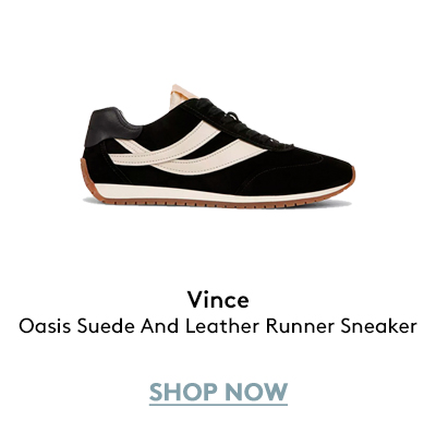 Oasis Suede And Leather Runner Sneaker