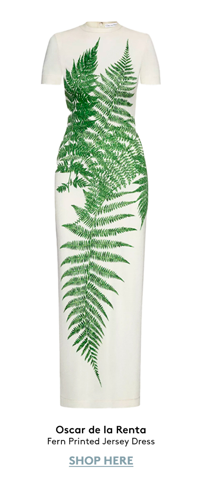 Fern Printed Jersey Dress