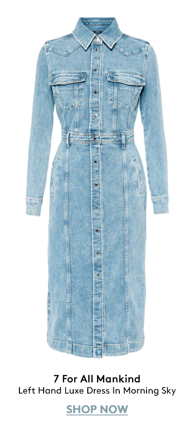 Left Hand Luxe Dress In Morning Sky