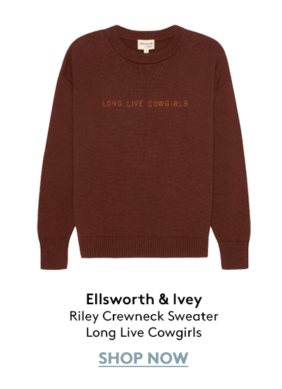 Riley Crewneck Sweater - Long Live Cowgirls