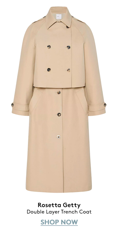 Double Layer Trench Coat