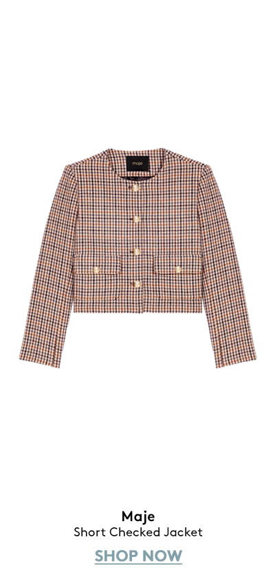 Short Checked Jacket