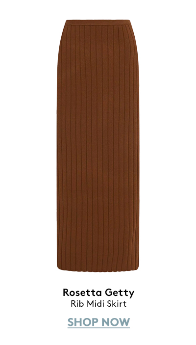 Rib Midi Skirt