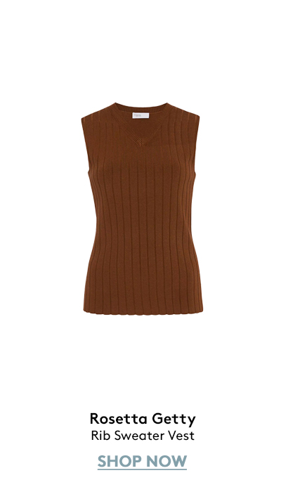 Rib Sweater Vest