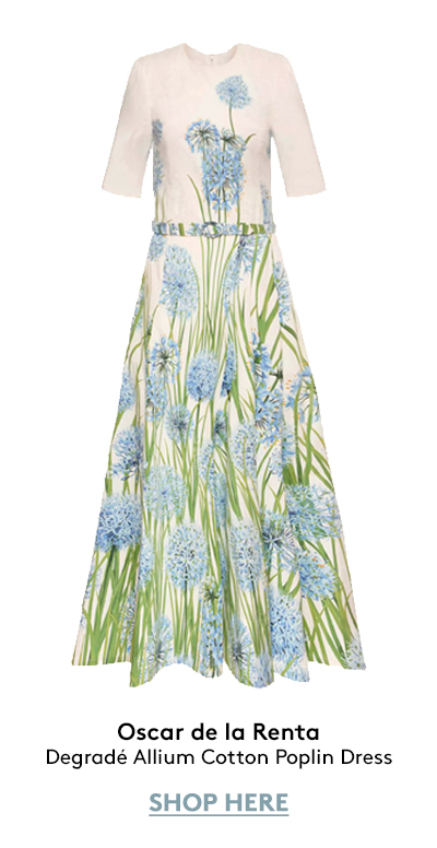 Degradé Allium Cotton Poplin Dress