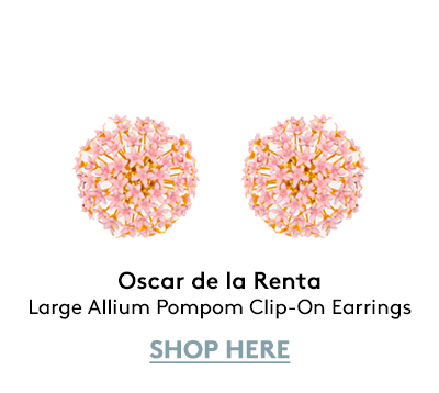 Large Allium Pompom Clip-On Earrings