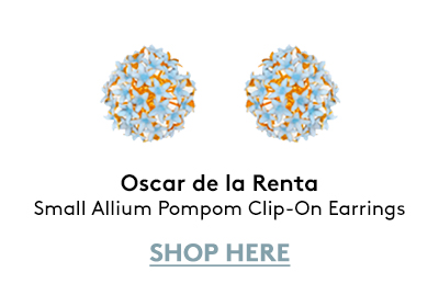 Small Allium Pompom Clip-On Earrings