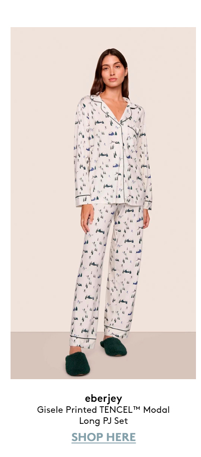 Gisele Printed TENCEL™ Modal Long PJ Set