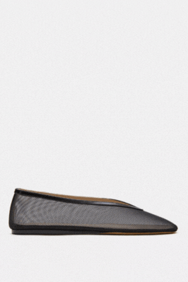 Luna Slipper / Black Mesh