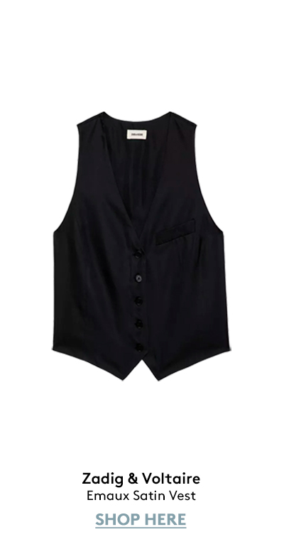 Emaux Satin Vest
