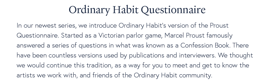Shop Ordinary Habit