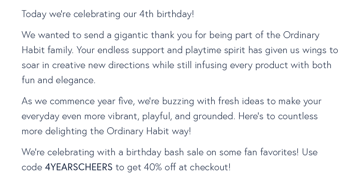 Shop Ordinary Habit