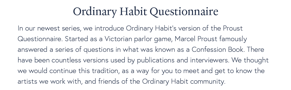 Shop Ordinary Habit