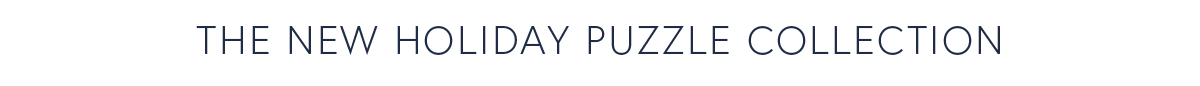 New Holiday Puzzles from Ordinary Habit
