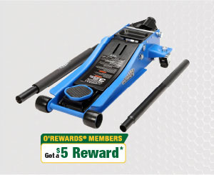 SAVE $20 Power Torque Low Profile 3-Ton Floor Jack, PTT PT34699, Plus fet a $5 dollar Reward